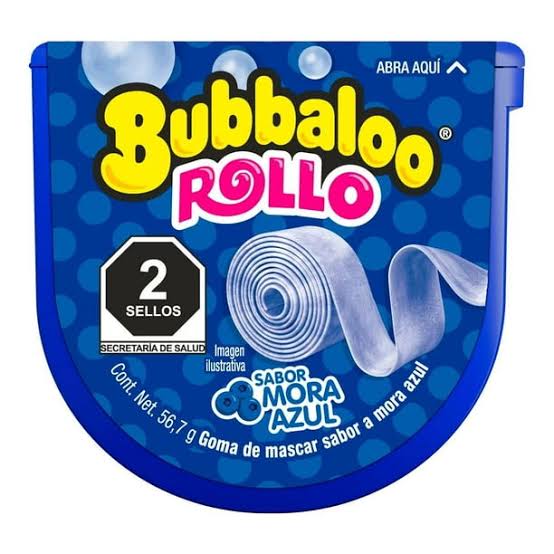 Bubbaloo Rollo Mora Azul