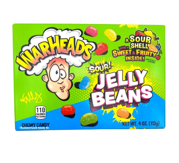 Warheads Sour Jelly Beans Box